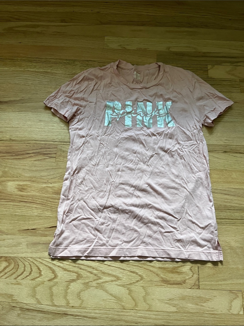 PINK Victoria's Secret Dusty Pink Logo Tee